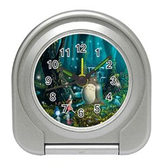 Anime My Neighbor Totoro Jungle Natural Travel Alarm Clock by Sarkoni