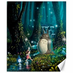 Anime My Neighbor Totoro Jungle Natural Canvas 8  X 10  by Sarkoni