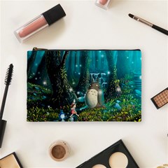 Anime My Neighbor Totoro Jungle Natural Cosmetic Bag (medium) by Sarkoni