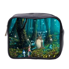 Anime My Neighbor Totoro Jungle Natural Mini Toiletries Bag (two Sides) by Sarkoni