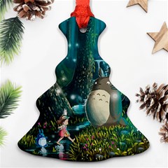 Anime My Neighbor Totoro Jungle Natural Ornament (christmas Tree)  by Sarkoni