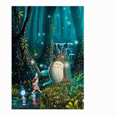 Anime My Neighbor Totoro Jungle Natural Large Garden Flag (two Sides) by Sarkoni