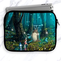 Anime My Neighbor Totoro Jungle Natural Apple Ipad 2/3/4 Zipper Cases by Sarkoni