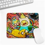 Painting Illustration Adventure Time Psychedelic Art Small Mousepad Front