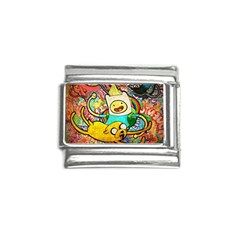 Painting Illustration Adventure Time Psychedelic Art Italian Charm (9mm) by Sarkoni