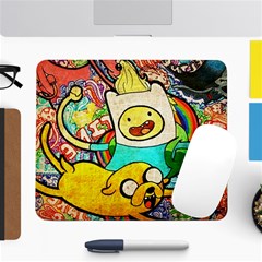 Painting Illustration Adventure Time Psychedelic Art Large Mousepad by Sarkoni