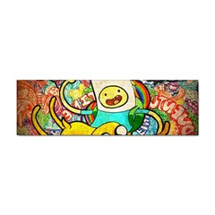 Painting Illustration Adventure Time Psychedelic Art Sticker (bumper) by Sarkoni