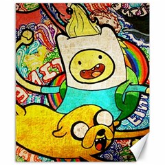 Painting Illustration Adventure Time Psychedelic Art Canvas 8  X 10  by Sarkoni