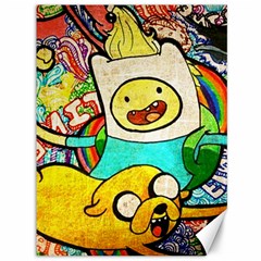 Painting Illustration Adventure Time Psychedelic Art Canvas 36  X 48  by Sarkoni