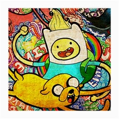 Painting Illustration Adventure Time Psychedelic Art Medium Glasses Cloth (2 Sides) by Sarkoni