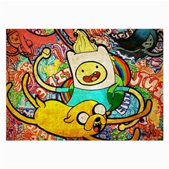 Painting Illustration Adventure Time Psychedelic Art Large Glasses Cloth by Sarkoni