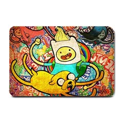 Painting Illustration Adventure Time Psychedelic Art Small Doormat by Sarkoni