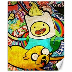 Painting Illustration Adventure Time Psychedelic Art Canvas 11  X 14  by Sarkoni