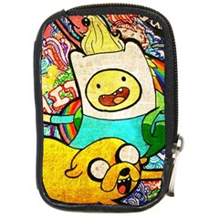 Painting Illustration Adventure Time Psychedelic Art Compact Camera Leather Case by Sarkoni