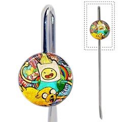 Painting Illustration Adventure Time Psychedelic Art Book Mark by Sarkoni