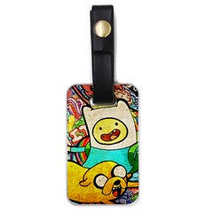 Painting Illustration Adventure Time Psychedelic Art Luggage Tag (one Side) by Sarkoni