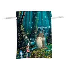 Anime My Neighbor Totoro Jungle Natural Lightweight Drawstring Pouch (m) by Sarkoni