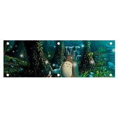 Anime My Neighbor Totoro Jungle Natural Banner And Sign 6  X 2  by Sarkoni