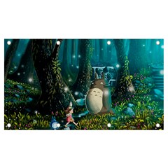 Anime My Neighbor Totoro Jungle Natural Banner And Sign 7  X 4  by Sarkoni