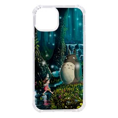 Anime My Neighbor Totoro Jungle Natural Iphone 14 Tpu Uv Print Case by Sarkoni