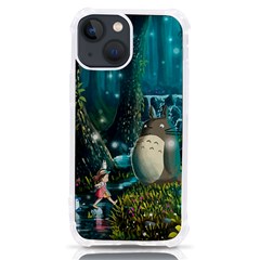 Anime My Neighbor Totoro Jungle Natural Iphone 13 Mini Tpu Uv Print Case by Sarkoni