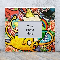 Painting Illustration Adventure Time Psychedelic Art White Wall Photo Frame 5  X 7  by Sarkoni