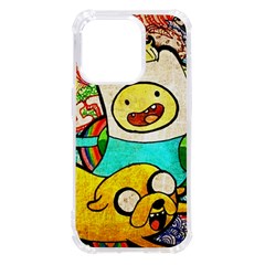 Painting Illustration Adventure Time Psychedelic Art Iphone 14 Pro Tpu Uv Print Case