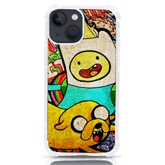 Painting Illustration Adventure Time Psychedelic Art Iphone 13 Mini Tpu Uv Print Case by Sarkoni