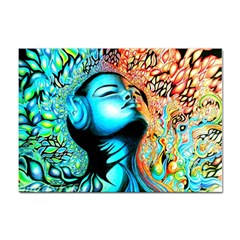 Color Detail Dream Fantasy Neon Psychedelic Teaser Sticker A4 (100 Pack) by Sarkoni