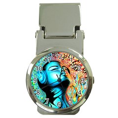 Color Detail Dream Fantasy Neon Psychedelic Teaser Money Clip Watches by Sarkoni