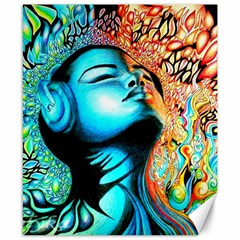 Color Detail Dream Fantasy Neon Psychedelic Teaser Canvas 8  X 10  by Sarkoni