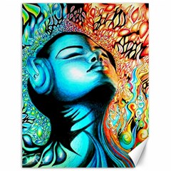 Color Detail Dream Fantasy Neon Psychedelic Teaser Canvas 12  X 16  by Sarkoni