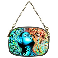 Color Detail Dream Fantasy Neon Psychedelic Teaser Chain Purse (one Side) by Sarkoni