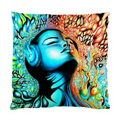 Color Detail Dream Fantasy Neon Psychedelic Teaser Standard Cushion Case (one Side) by Sarkoni