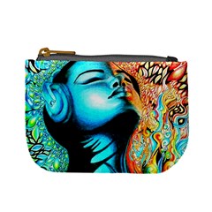 Color Detail Dream Fantasy Neon Psychedelic Teaser Mini Coin Purse by Sarkoni