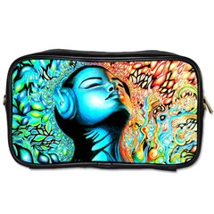 Color Detail Dream Fantasy Neon Psychedelic Teaser Toiletries Bag (one Side) by Sarkoni