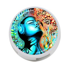 Color Detail Dream Fantasy Neon Psychedelic Teaser 4-port Usb Hub (two Sides) by Sarkoni