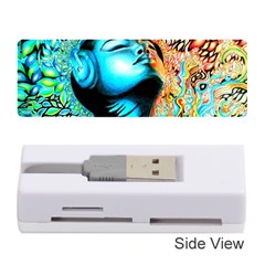 Color Detail Dream Fantasy Neon Psychedelic Teaser Memory Card Reader (stick) by Sarkoni