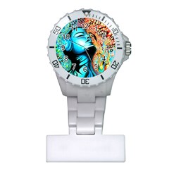 Color Detail Dream Fantasy Neon Psychedelic Teaser Plastic Nurses Watch by Sarkoni