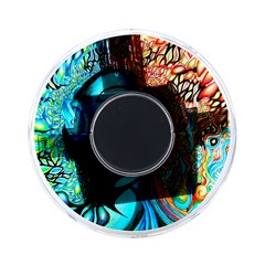 Color Detail Dream Fantasy Neon Psychedelic Teaser On-the-go Memory Card Reader by Sarkoni