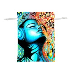 Color Detail Dream Fantasy Neon Psychedelic Teaser Lightweight Drawstring Pouch (s) by Sarkoni