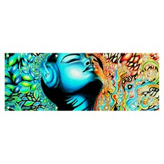 Color Detail Dream Fantasy Neon Psychedelic Teaser Banner And Sign 8  X 3  by Sarkoni