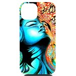 Color Detail Dream Fantasy Neon Psychedelic Teaser iPhone 14 Black UV Print Case Front