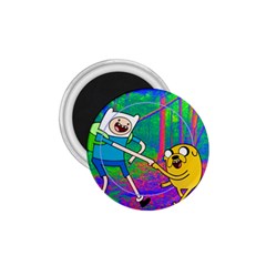 Jake And Finn Adventure Time Landscape Forest Saturation 1 75  Magnets by Sarkoni