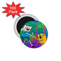 Jake And Finn Adventure Time Landscape Forest Saturation 1 75  Magnets (100 Pack)  by Sarkoni