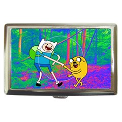 Jake And Finn Adventure Time Landscape Forest Saturation Cigarette Money Case by Sarkoni