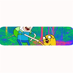 Jake And Finn Adventure Time Landscape Forest Saturation Large Bar Mat by Sarkoni