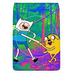 Jake And Finn Adventure Time Landscape Forest Saturation Removable Flap Cover (l) by Sarkoni