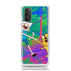 Jake And Finn Adventure Time Landscape Forest Saturation Samsung Galaxy S20 6 2 Inch Tpu Uv Case by Sarkoni