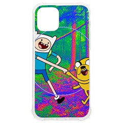 Jake And Finn Adventure Time Landscape Forest Saturation Iphone 12/12 Pro Tpu Uv Print Case by Sarkoni